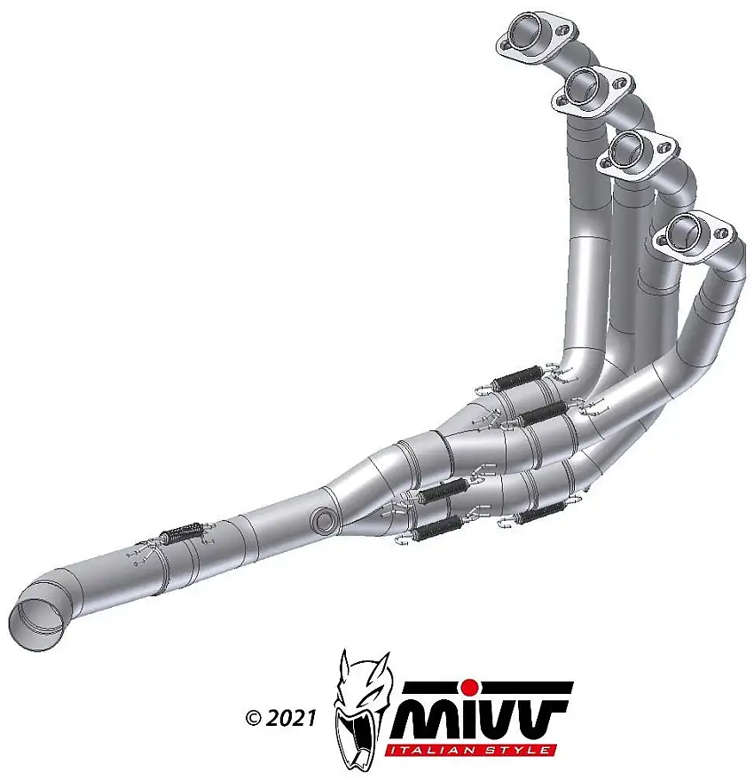 Collettori Mivv in acciaio inox per Kawasaki Z 900 A2 18-24