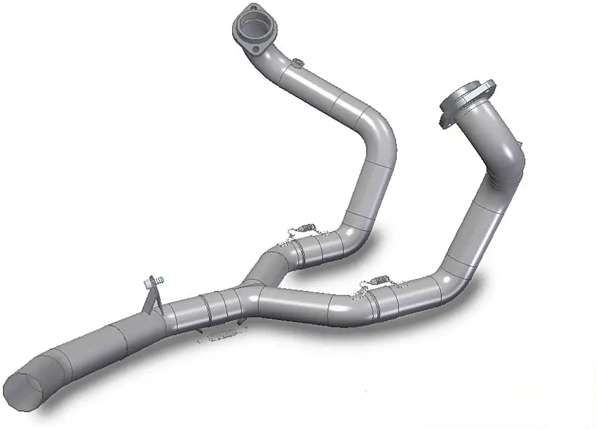 Collettori Mivv in acciaio inox per Moto Guzzi V100 Mandello 22-24