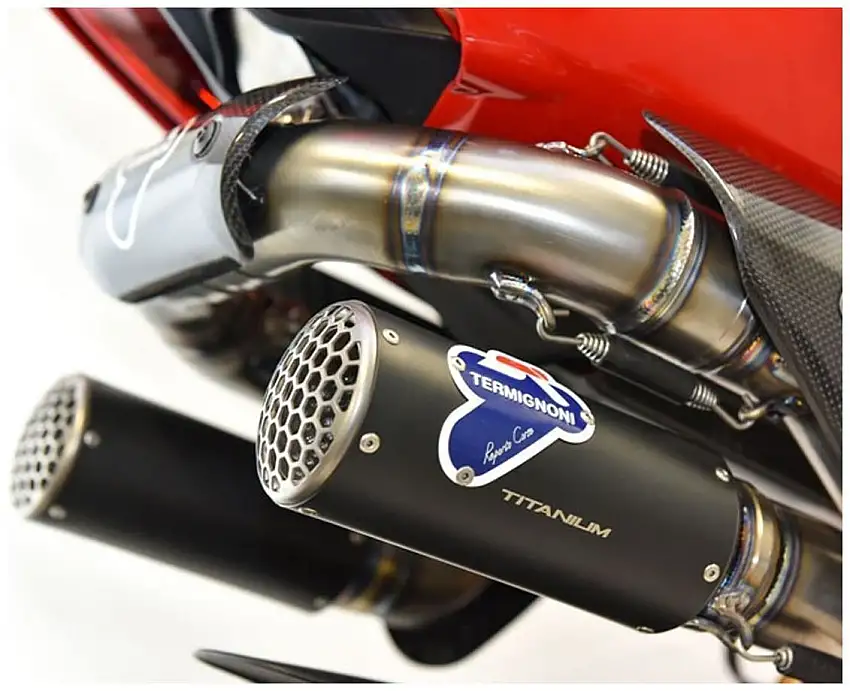 Coppia silenziatori titanio nero racing WSBK Termignoni per Ducati Streetfighter V4 S 20-24