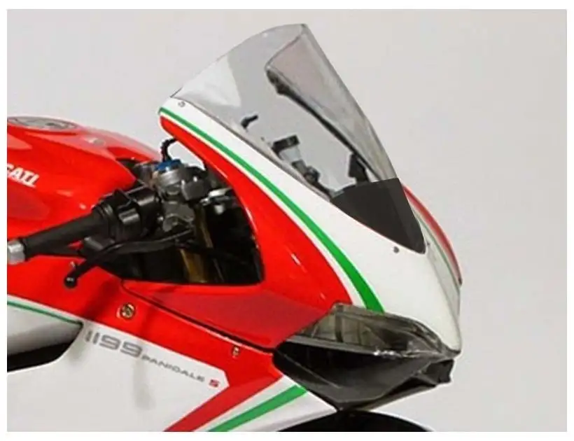 Vetro Cupolino plexyglass Racingbike modello Racing HP per Ducati 1199 Panigale 12-14 colore fume chiaro