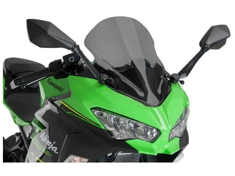 Vetro Cupolino plexyglass Racingbike modello Racing HP per Kawasaki Ninja 400 18-24 colore fume scuro