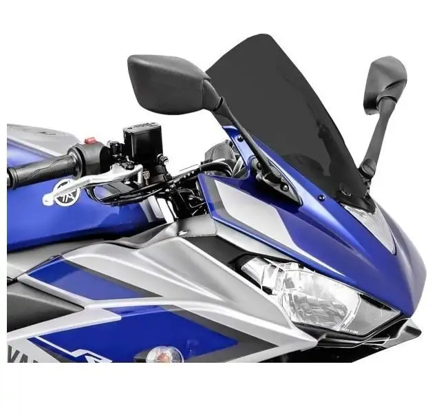 Vetro Cupolino plexyglass Racingbike modello Racing HP per Yamaha R3 15-18 colore fume scuro