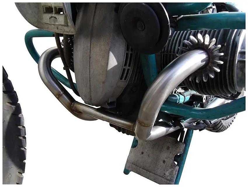 Tubo di raccordo elimina catalizzatore GPR in acciaio inox per BMW R 80 GS 80-87