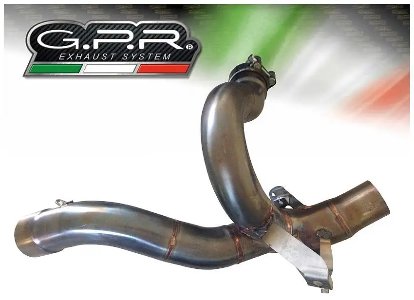 Tubo di raccordo elimina catalizzatore GPR in acciaio inox per Ducati Multistrada 1260 18-20