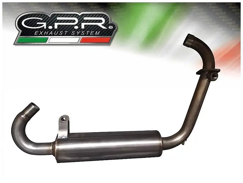 Tubo di raccordo elimina catalizzatore GPR in acciaio inox per f.b. mondial sport classic 125 -pagani 1948 21-23