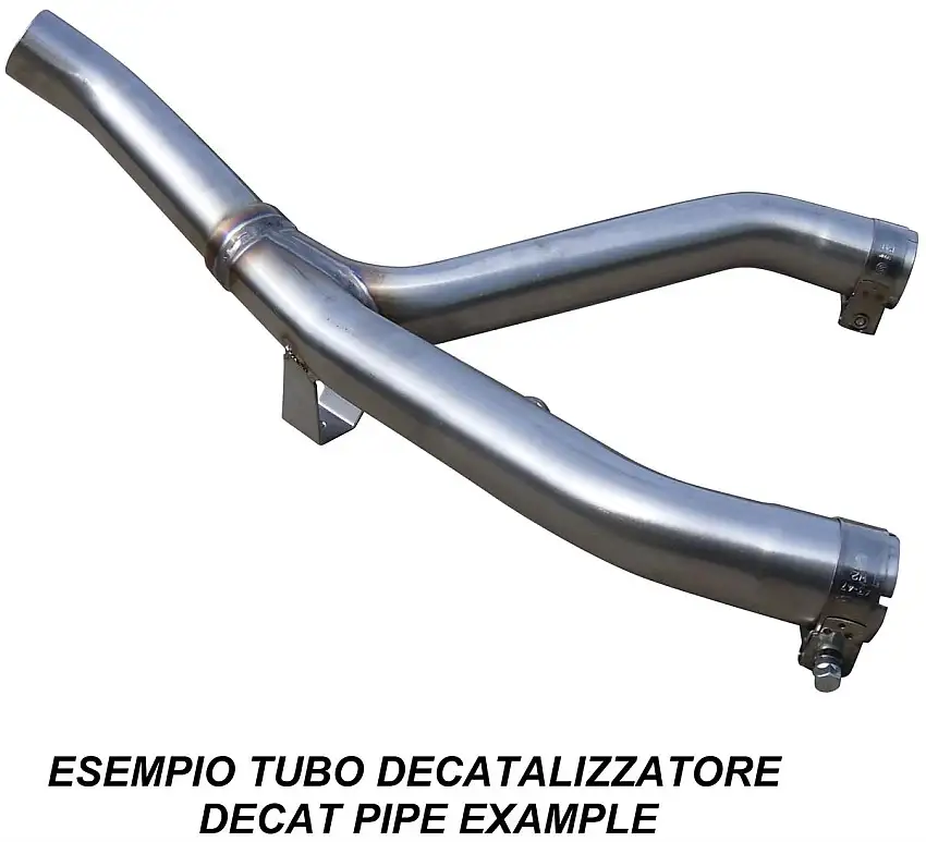 Tubo di raccordo elimina catalizzatore GPR in acciaio inox per Honda Grom 125 13-17