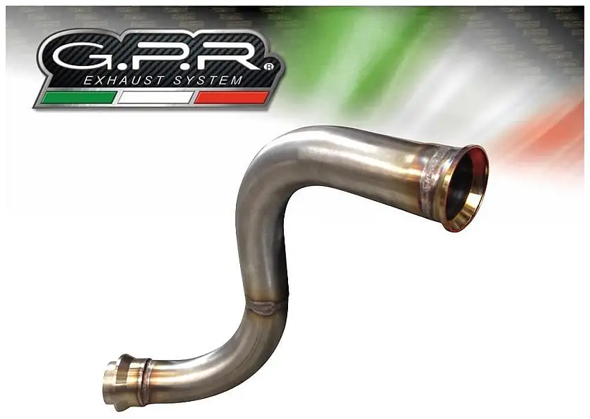 Tubo di raccordo elimina catalizzatore GPR in acciaio inox per KTM 125 Duke 21-23
