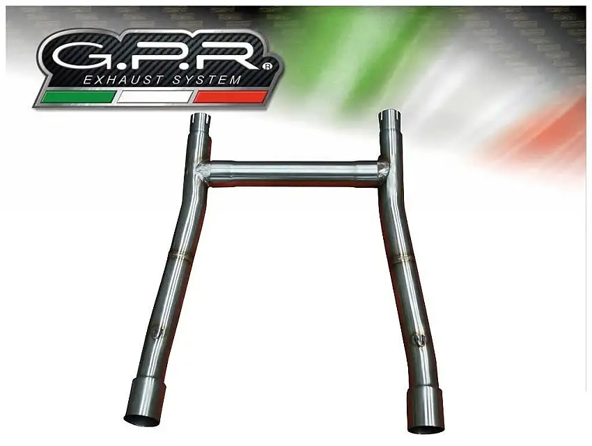 Tubo di raccordo elimina catalizzatore GPR in acciaio inox per Moto Guzzi California 1100 Special 97-03