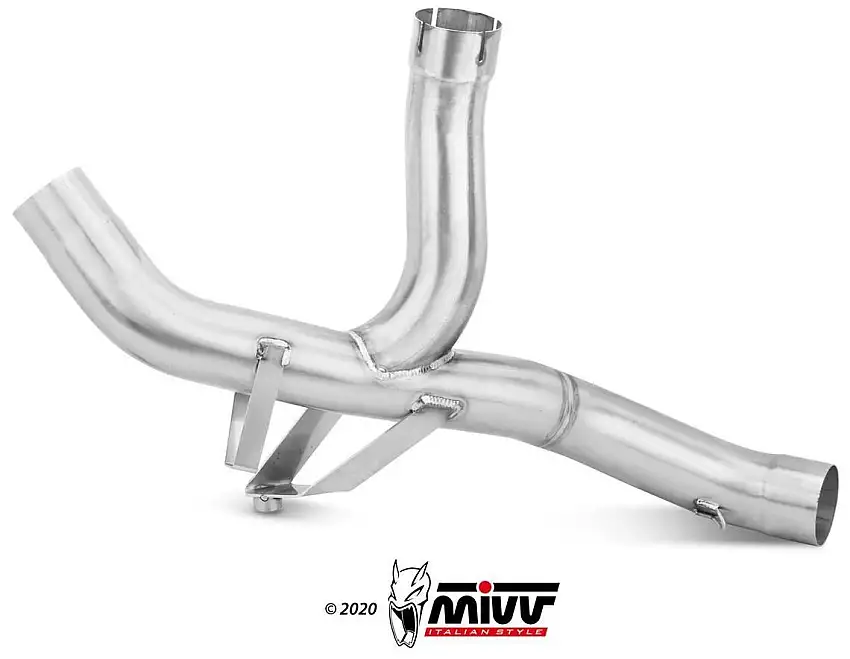 Tubo di raccordo elimina catalizzatore Mivv in acciaio inox per Ducati Multistrada 950 S 17-21