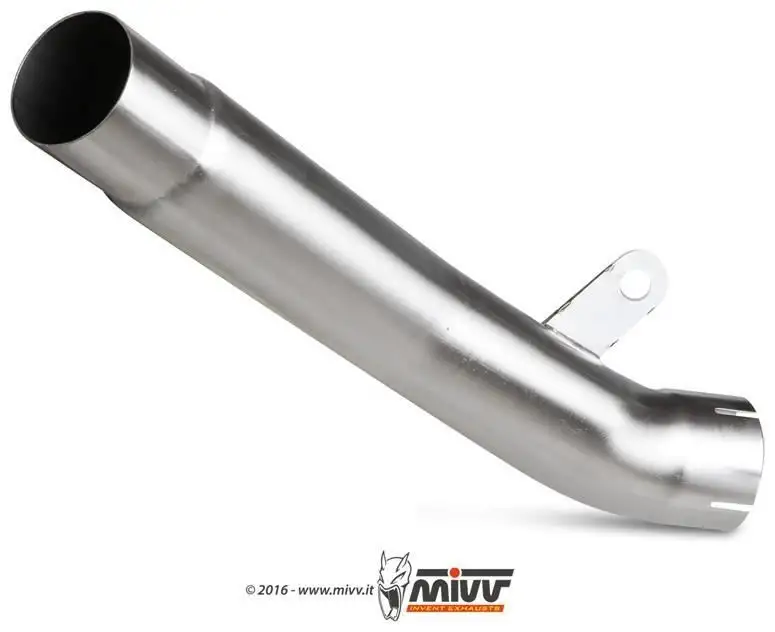 Tubo di raccordo elimina catalizzatore Mivv in acciaio inox per Kawasaki ZX-10RR 17-20