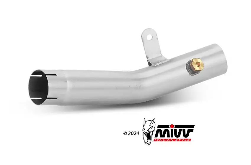 Tubo di raccordo elimina catalizzatore Mivv in acciaio inox per Kawasaki ZX-6R 636 19-24