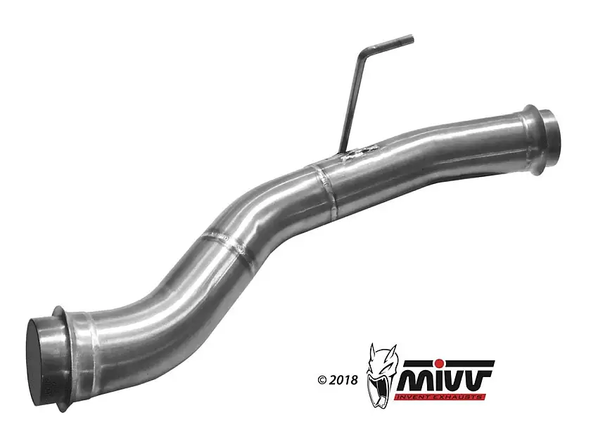Tubo di raccordo elimina catalizzatore Mivv in acciaio inox per KTM 1290 Super Duke GT 16-24