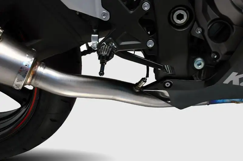 Tubo di raccordo elimina catalizzatore Termignoni in acciaio inox per Kawasaki ZX-10R 10-12