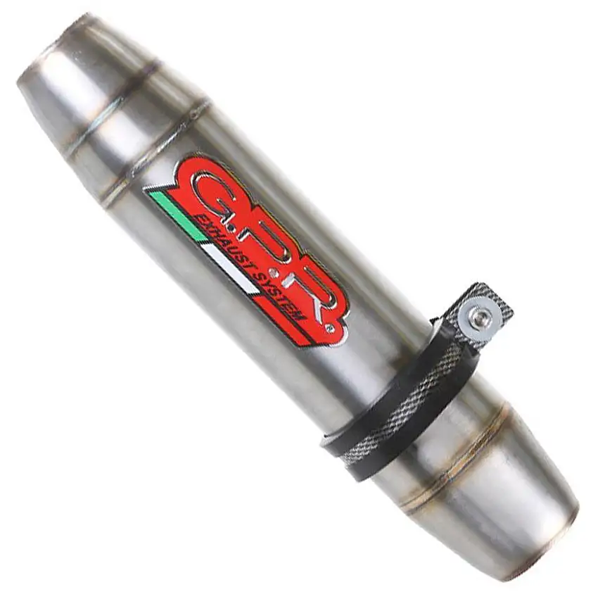 Terminali di scarico GPR deeptone inox omologato per Triumph Street Triple 675 07-12 (coppia)