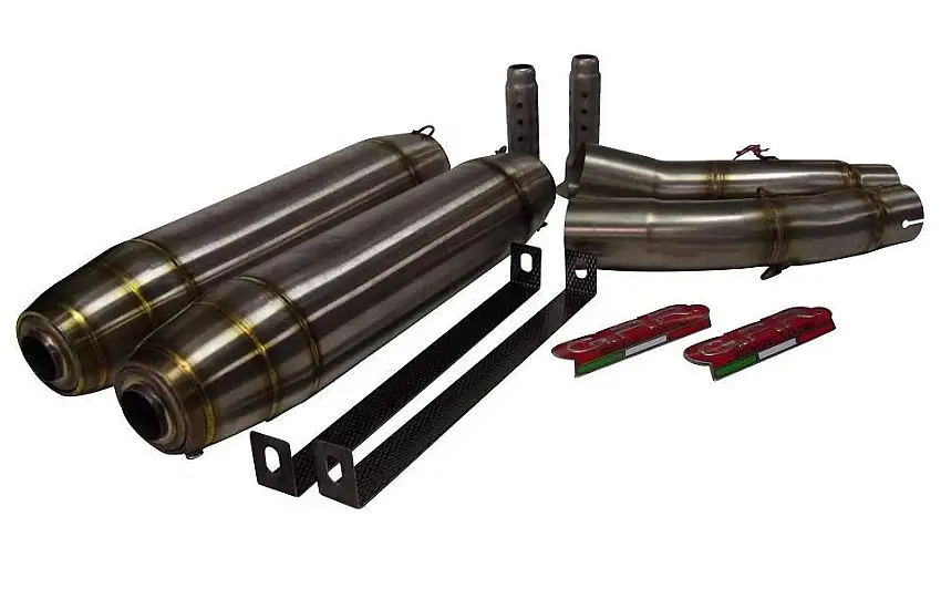 Terminali di scarico GPR deeptone inox omologato per Yamaha R1 04-06 (coppia)