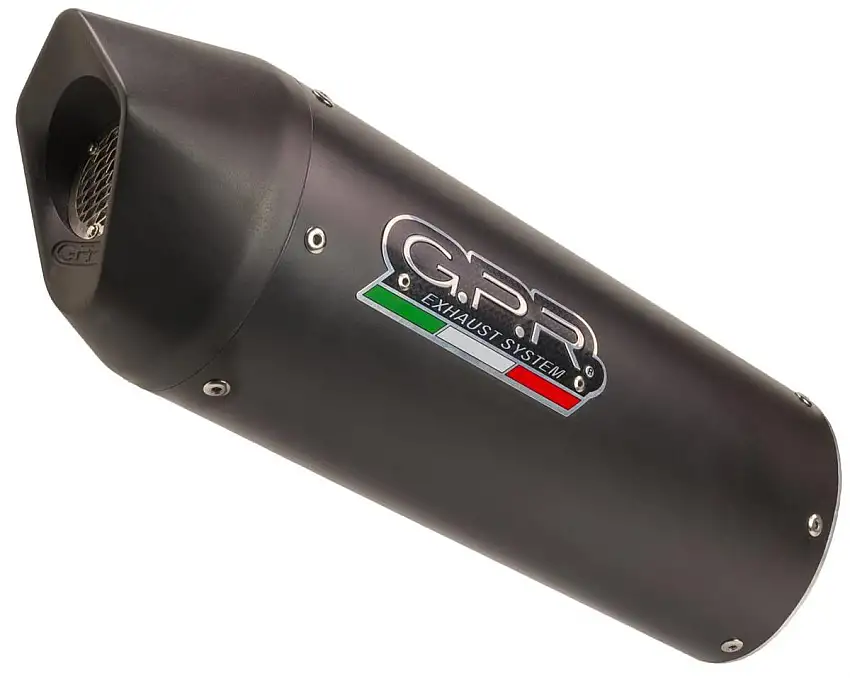 Terminali di scarico GPR furore evo4 nero omologato per Kawasaki ZZR 1400 17-22 (coppia)