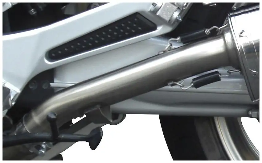 Terminali di scarico GPR furore evo4 nero omologato con catalizzatore per Yamaha FJR 1300 17-20 (coppia)