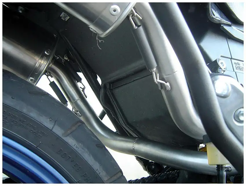 Terminali di scarico GPR furore nero omologato per Aprilia Pegaso 650 strada 05-11 (coppia)