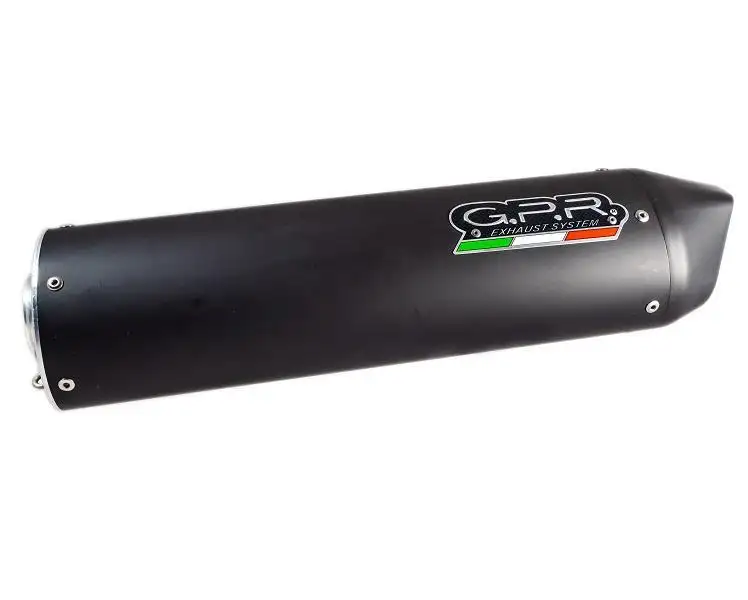 Terminali di scarico GPR furore nero omologato per Aprilia RSV 1000 Factory 04-05 (coppia)
