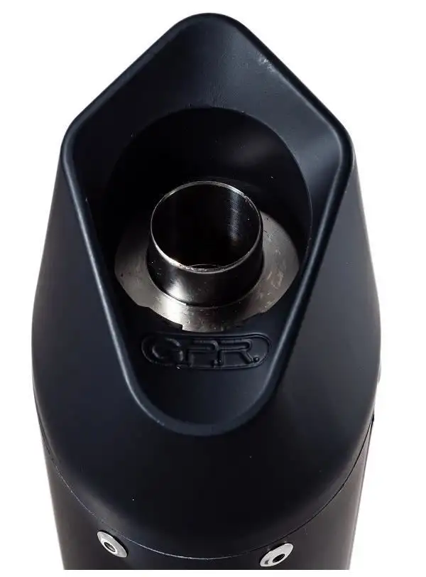 Terminali di scarico GPR furore nero omologato per Kawasaki Z 1000 07-09 (coppia)