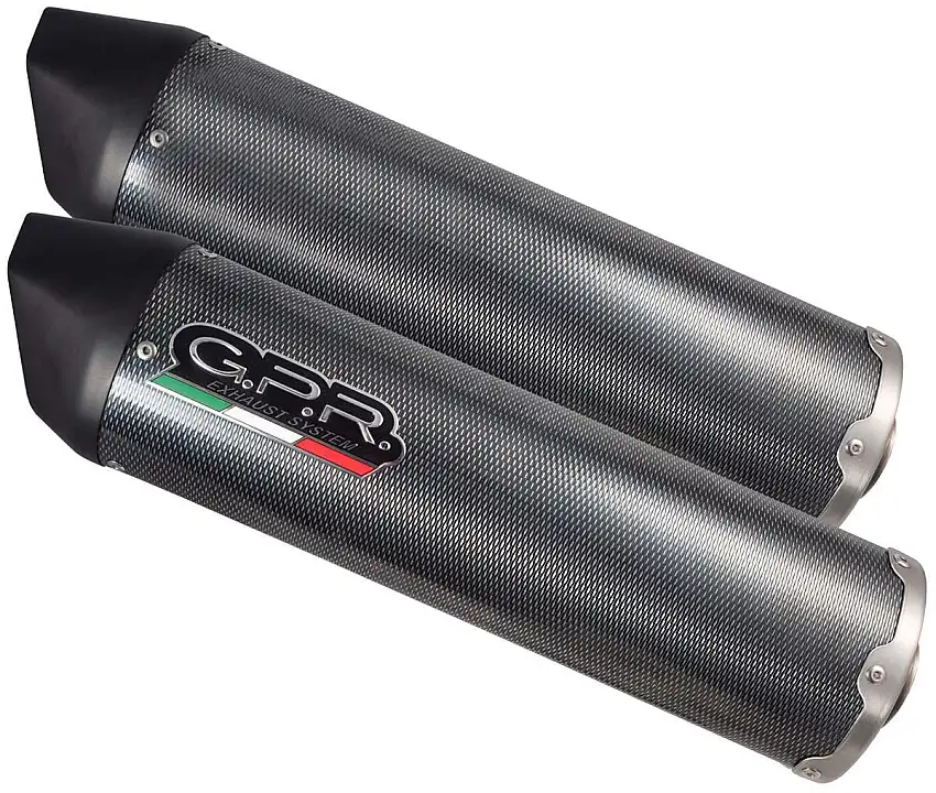 Terminali di scarico GPR furore poppy omologato con catalizzatore per Ducati Monster 620 03-06 (coppia)