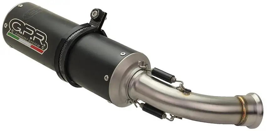 Terminali di scarico GPR m3 black titanium omologato per Ducati Monster 796 10-14 (coppia)