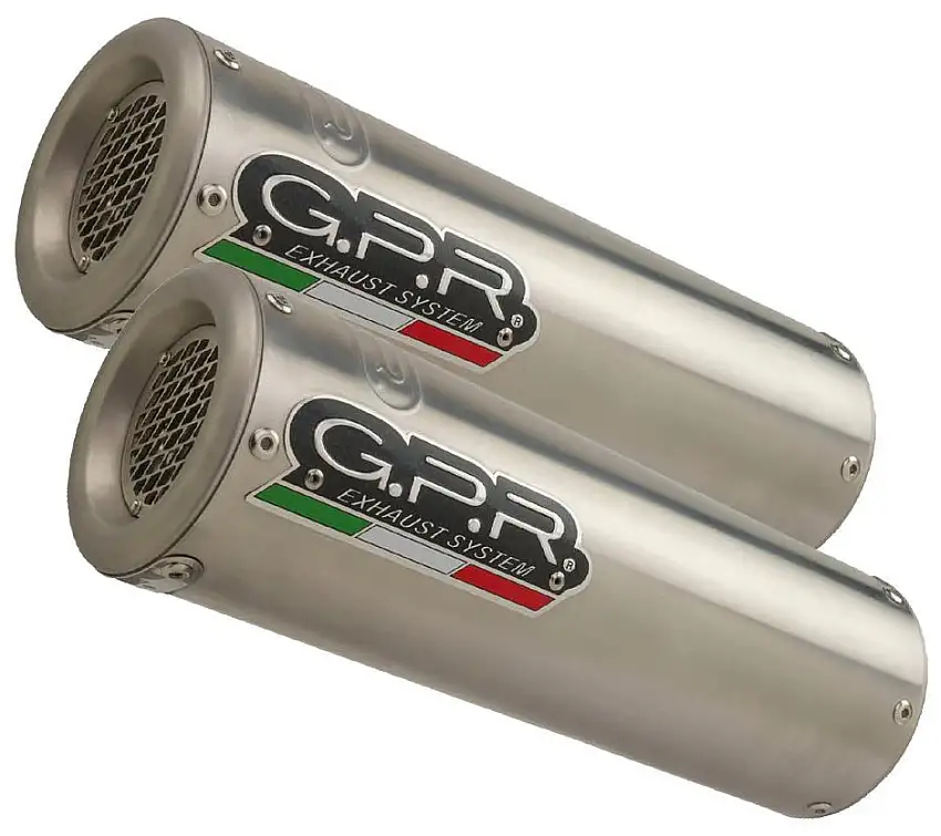 Terminali di scarico GPR m3 inox omologato per Ducati 998 01-04 (coppia)