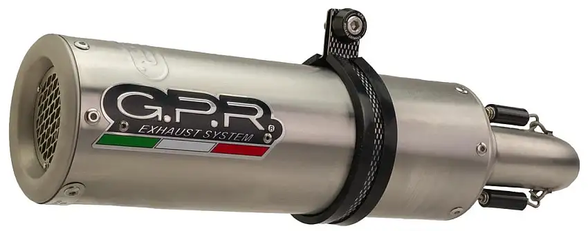 Terminali di scarico GPR m3 inox omologato con catalizzatore per Triumph Speed Triple 1050 05-10 (coppia)