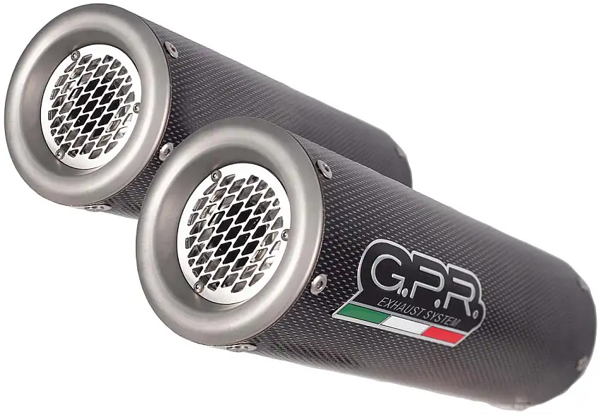 Terminali di scarico GPR m3 poppy omologato per Ducati 748 95-02 (coppia)