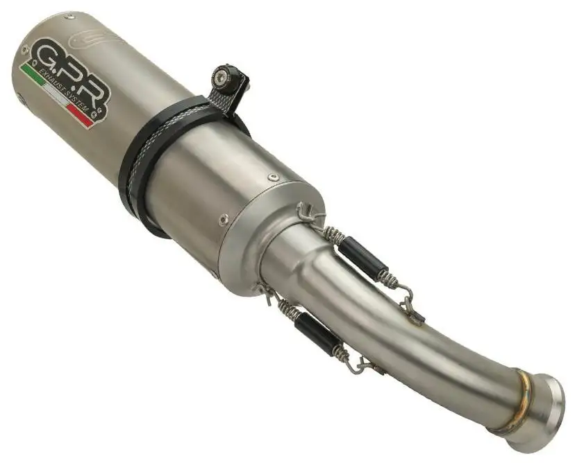 Terminali di scarico GPR m3 titanium natural omologato per Ducati 998 Biposto 01-04 (coppia)