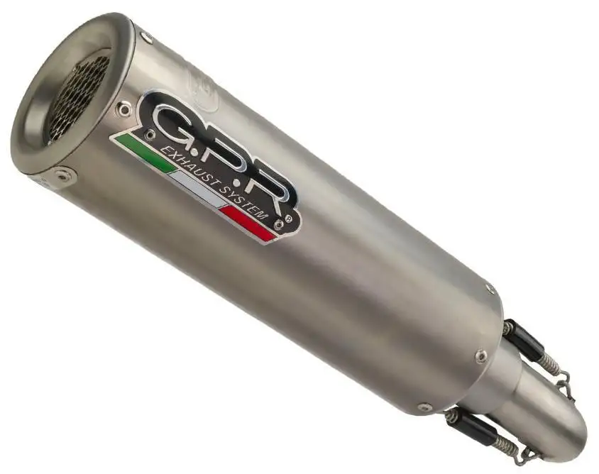 Terminali di scarico GPR m3 titanium natural omologato con catalizzatore per Ducati Monster 796 10-14 (coppia)
