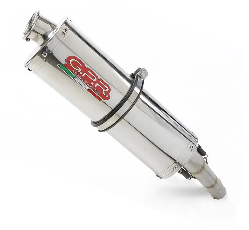Terminali di scarico GPR trioval omologato per Aprilia RSV 1000 Factory 06-09 (coppia)