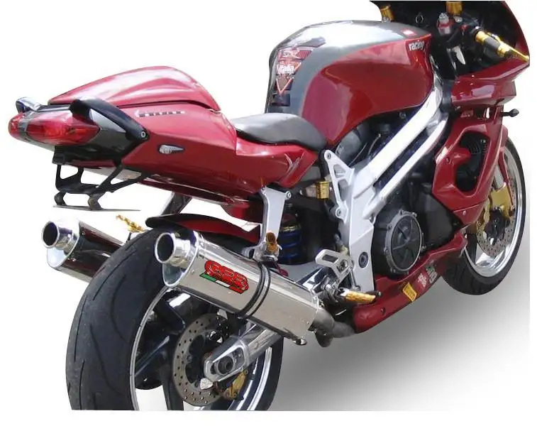 Terminali di scarico GPR trioval omologato per Aprilia Tuono 1000 R Factory 06-10 (coppia)