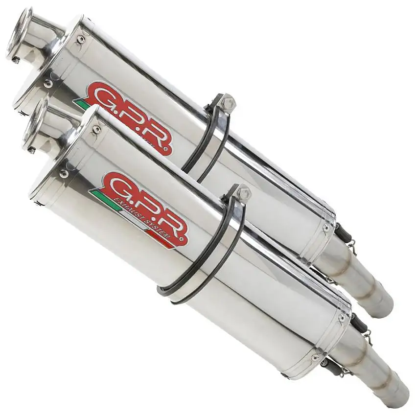 Terminali di scarico GPR trioval omologato per Ducati Monster 600 93-02 (coppia)