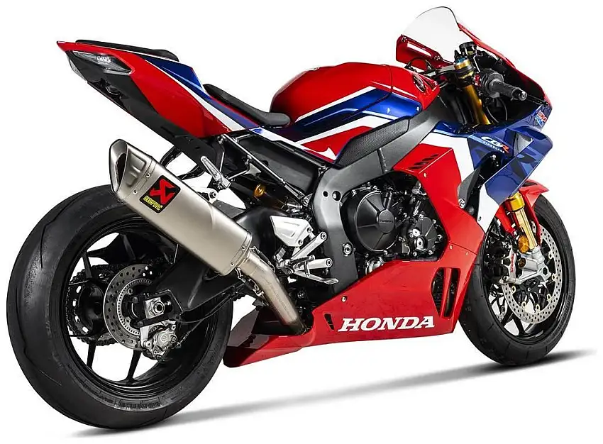 Scarico completo Akrapovic Racing non omologato con collettori in acciaio e terminale in titanio per Honda CBR 1000 RR-R SP 20-23