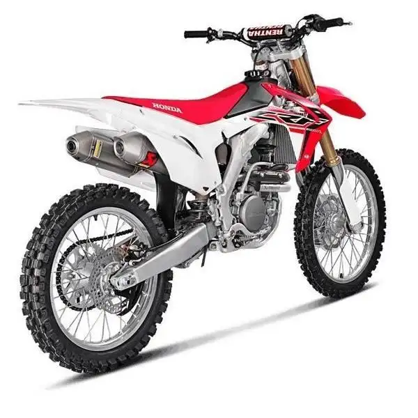 Scarico completo Akrapovic Racing non omologato con collettori acciaio inox terminale in titanio per Honda CRF 250 R 16-17