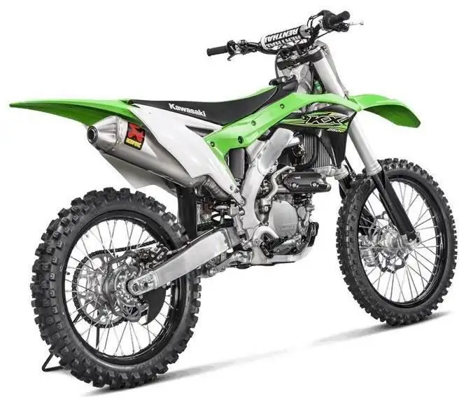 Scarico completo Akrapovic Racing non omologato con collettore in acciaio e terminale in titanio per Kawasaki KXF 250 17-24