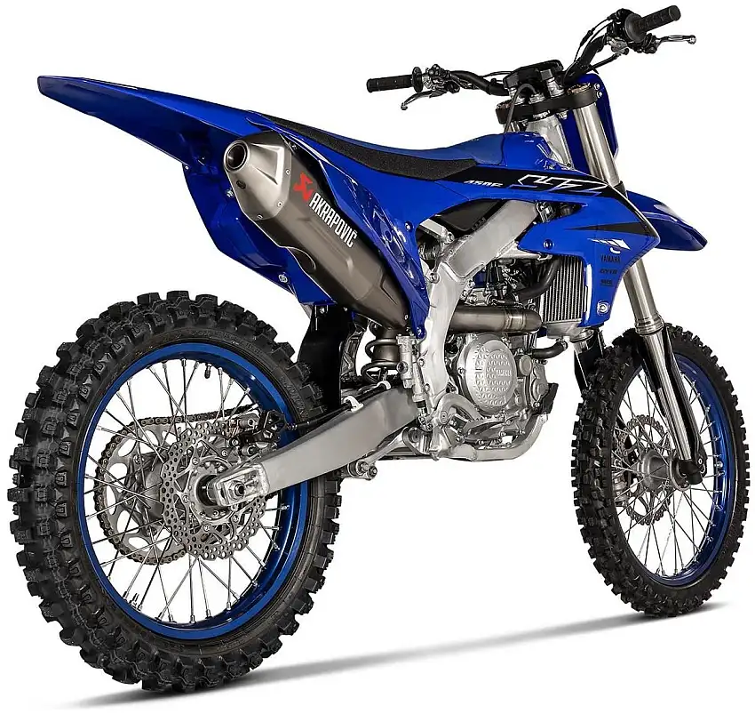Scarico completo Akrapovic Evolution non omologato con collettori e terminale in titanio per Yamaha WRF 450 24-25
