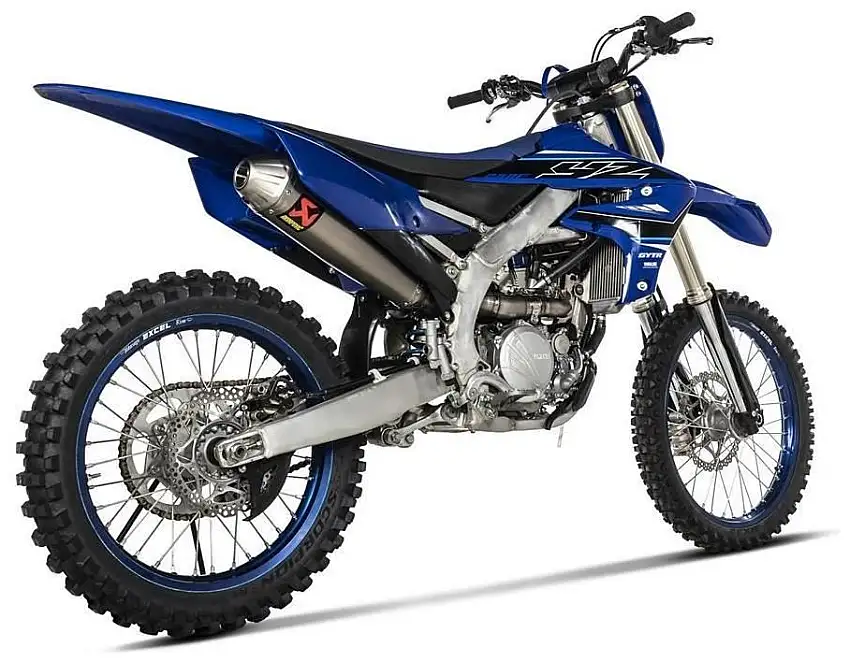 Scarico completo Akrapovic Evolution non omologato con collettori e terminale in titanio per Yamaha YZ 250 F 21-23