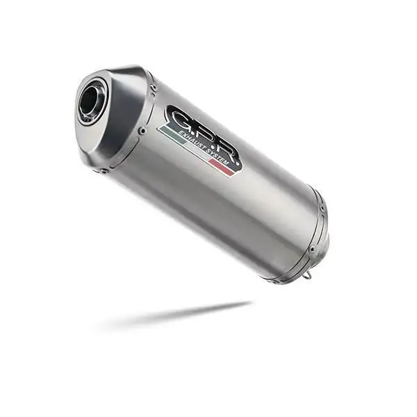 Scarico completo alto GPR satinox omologato con catalizzatore per Yamaha MT-09 Tracer 900 GT 21-24