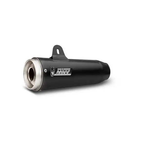 Scarico completo alto Mivv GHIBLI omologato inox nero per Yamaha XSR 900 16-20