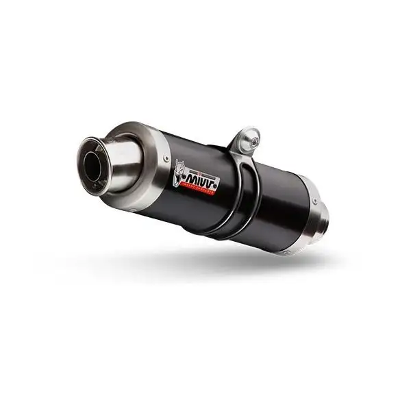 Scarico completo alto Mivv GP omologato inox nero per zontes zt 125 gk 21-24