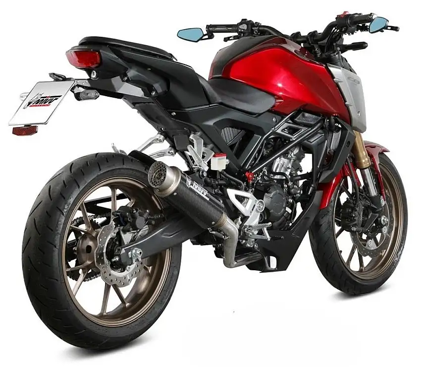 Scarico completo alto Mivv GPpro omologato carbonio per Honda CB 125 R 21-24