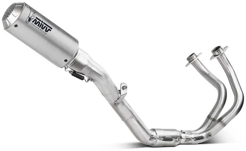 Scarico completo alto Mivv MK3 non omologato inox per Kawasaki Z 650 24-25
