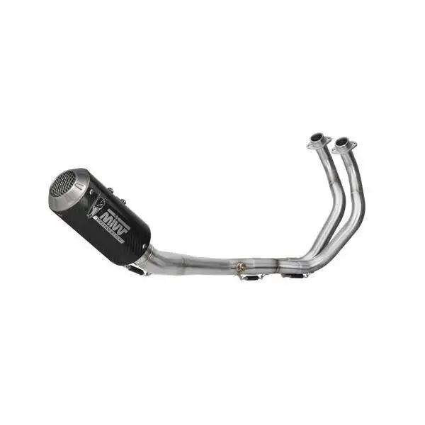 Scarico completo alto Mivv MK3 non omologato carbonio per Yamaha MT-07 14-24