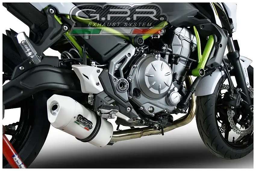 Scarico completo GPR albus evo4 omologato con catalizzatore per Kawasaki Ninja 650 17-20