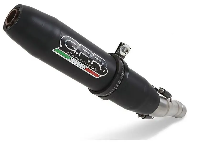 Scarico completo GPR deeptone nero omologato con catalizzatore per zontes zt 310 18-20