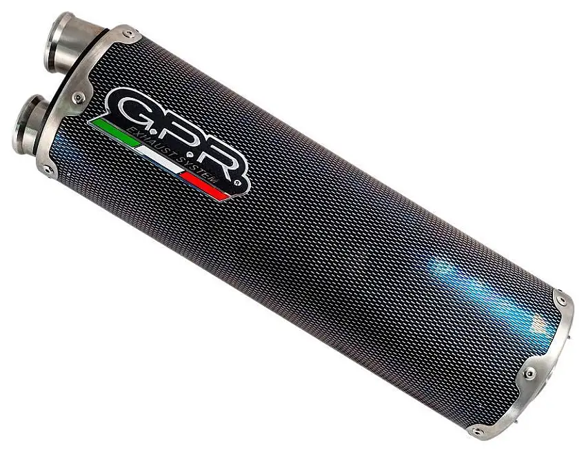 Scarico completo GPR dual poppy impact zero omologato con catalizzatore per KTM 990 Adventure 06-14