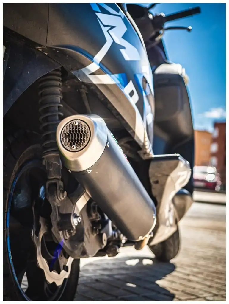 Scarico completo GPR evo4 road omologato con catalizzatore per Kymco Downtown 125 E4 17-20
