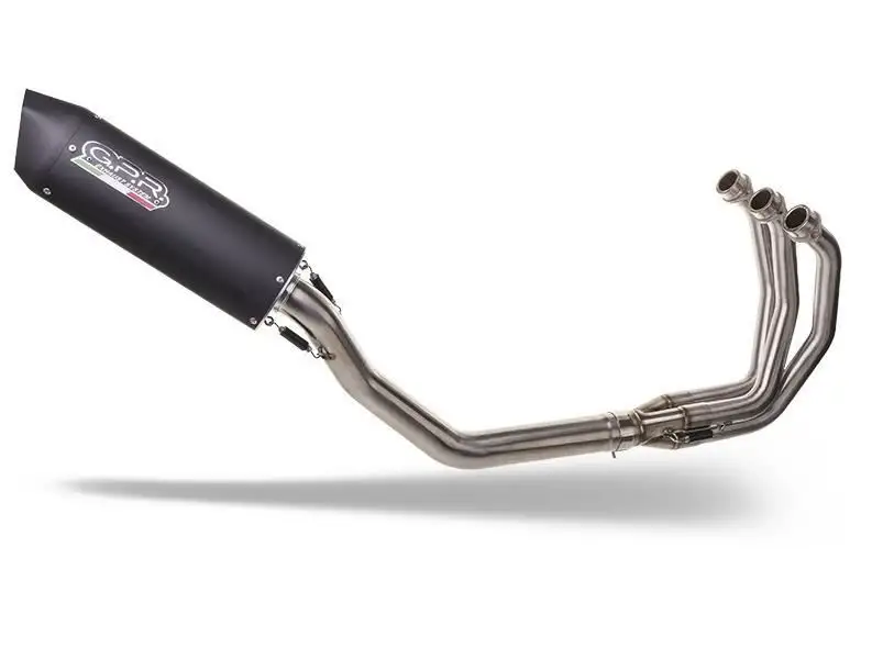 Scarico completo GPR furore evo4 nero omologato con catalizzatore per Triumph Daytona 660 23-25